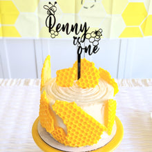 Load image into Gallery viewer, Bee Day Cake Topper | Kids Birthday Cake Topper