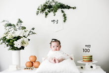 Load image into Gallery viewer, Baby's 100th Day Cake Topper Set | Personalized