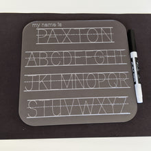 Load image into Gallery viewer, Personalized Acrylic Alphabet Writing Board