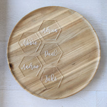 Load image into Gallery viewer, Hexagon Name Cards | Place Cards
