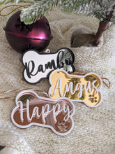Load image into Gallery viewer, Dog Bone Christmas Ornament | Personalized | Pretty and Shiny