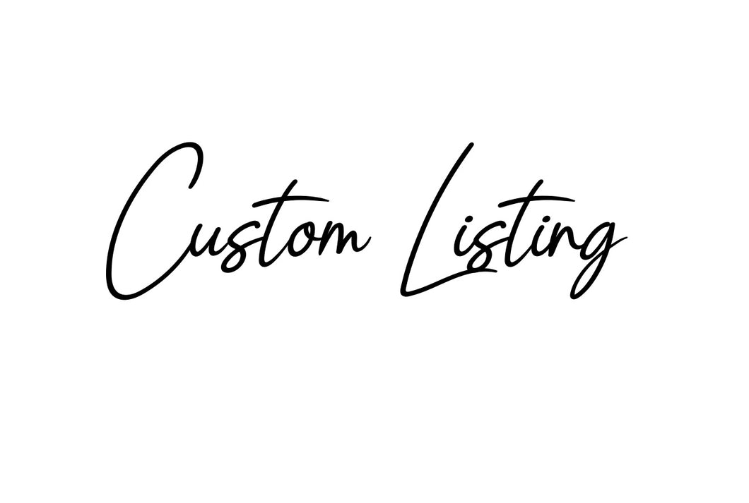 Custom Listing: 3 Dinner Menus | Reserved for Afton