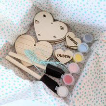 Load image into Gallery viewer, Happy Crafted&#39;s Valentine&#39;s Day Wooden DIY Paint Kit
